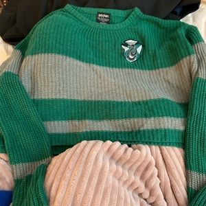 Harry Potter Slytherin sweater from Hot Topic